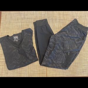 Barco One Small Black Scrub Set